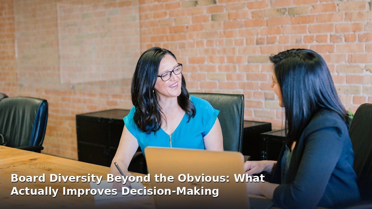 Board Diversity Beyond the Obvious: What Actually Improves Decision-Making