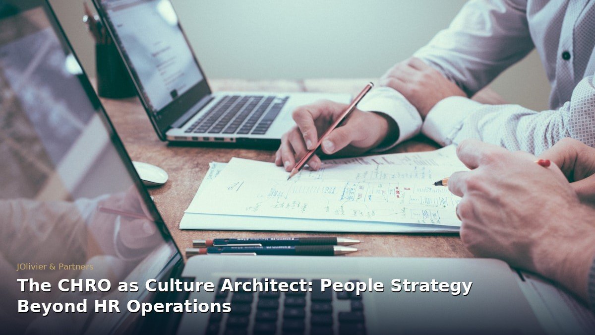 The CHRO as Culture Architect: People Strategy Beyond HR Operations