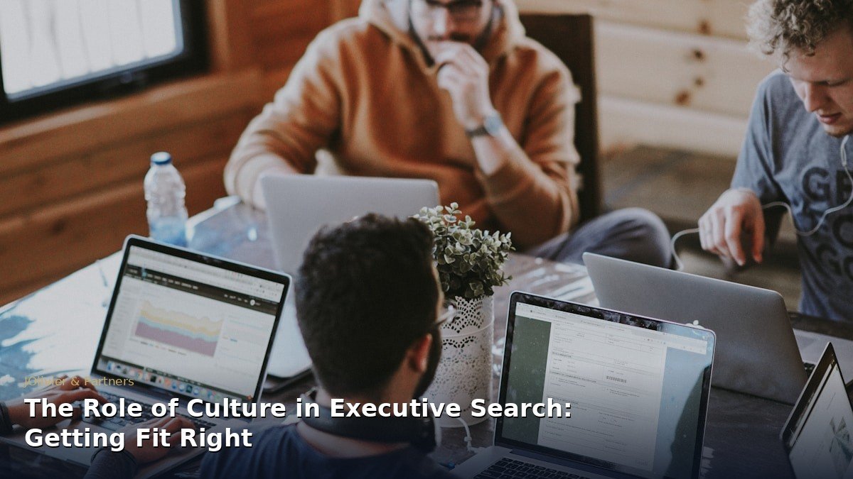 The Role of Culture in Executive Search: Getting Fit Right