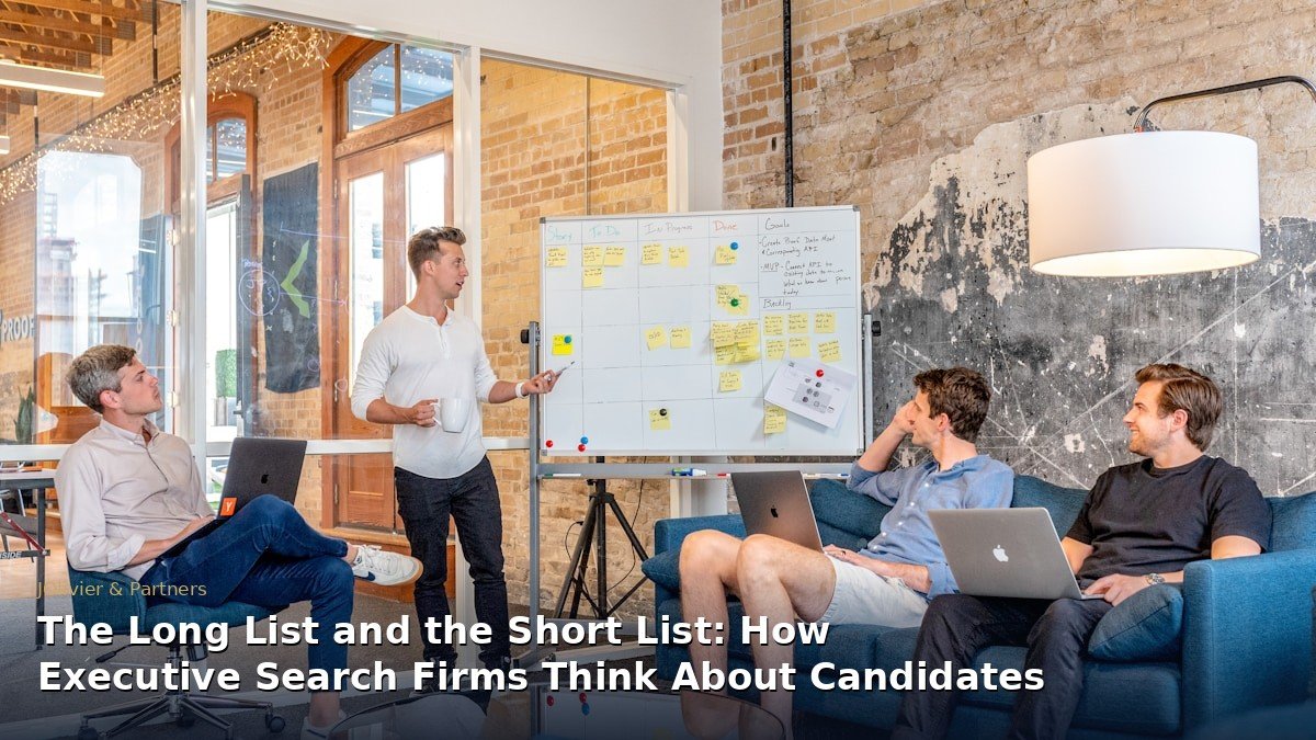 The Long List and the Short List: How Executive Search Firms Think About Candidates
