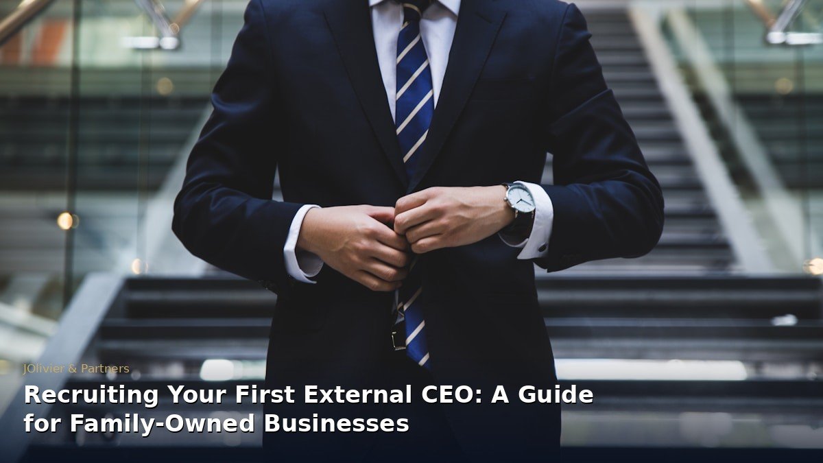 Recruiting Your First External CEO: A Guide for Family-Owned Businesses