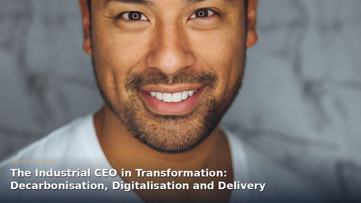 The Industrial CEO in Transformation: Decarbonisation, Digitalisation and Delivery